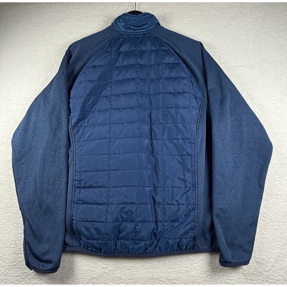 Orvis Mixed Media Quilted Classic‎ Collection Full Zip Blue Jacket Men's XL - Picture 3 of 8